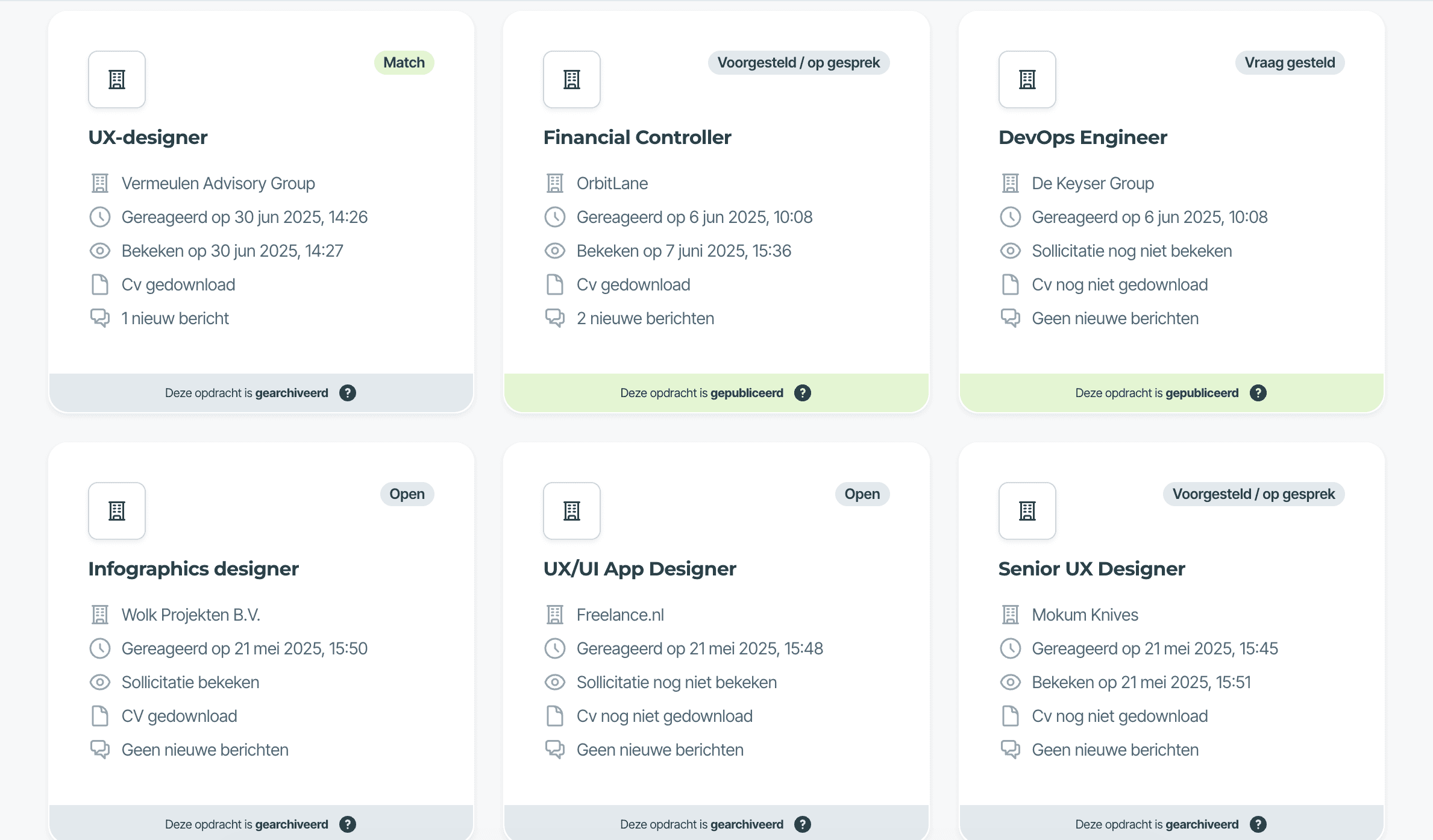 Vind en manage je opdrachten op Freelance.be.